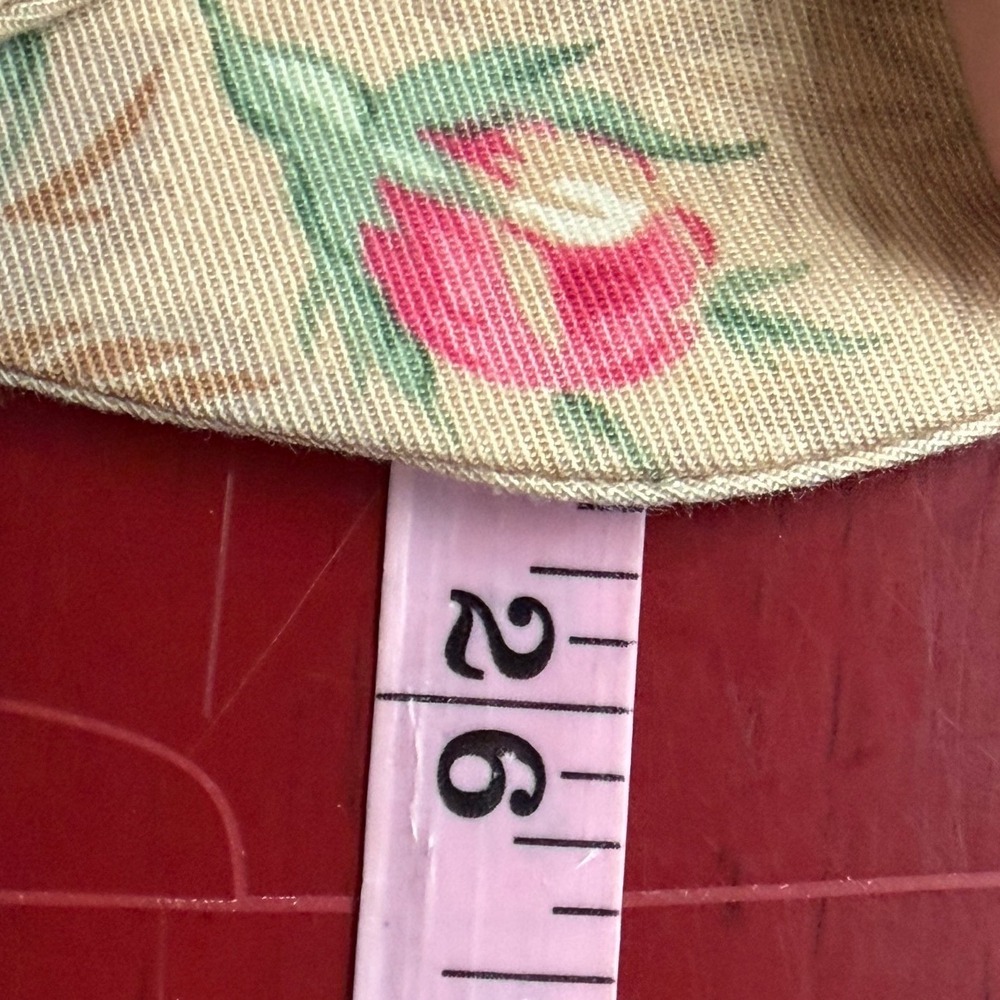 Lauren Ralph Lauren Floral Blazer Jacket Womens 12 Tan Pink Stretch Cottagecore - Picture 9 of 11
